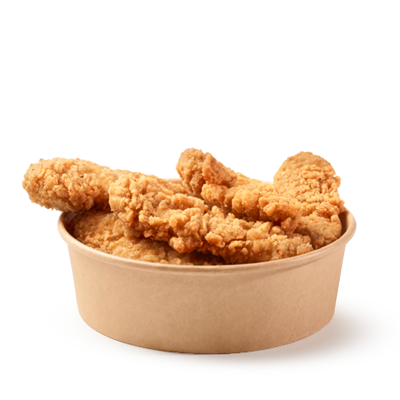 Fried chickenfilet strips